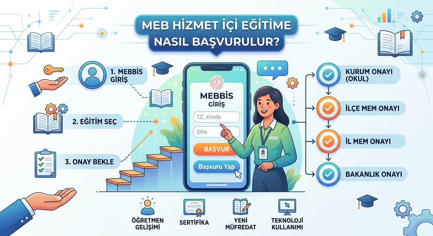 MEB Hizmet İçi Eğitime Nasıl Başvurulur? (Adım Adım MEBBİS Başvuru Rehberi)