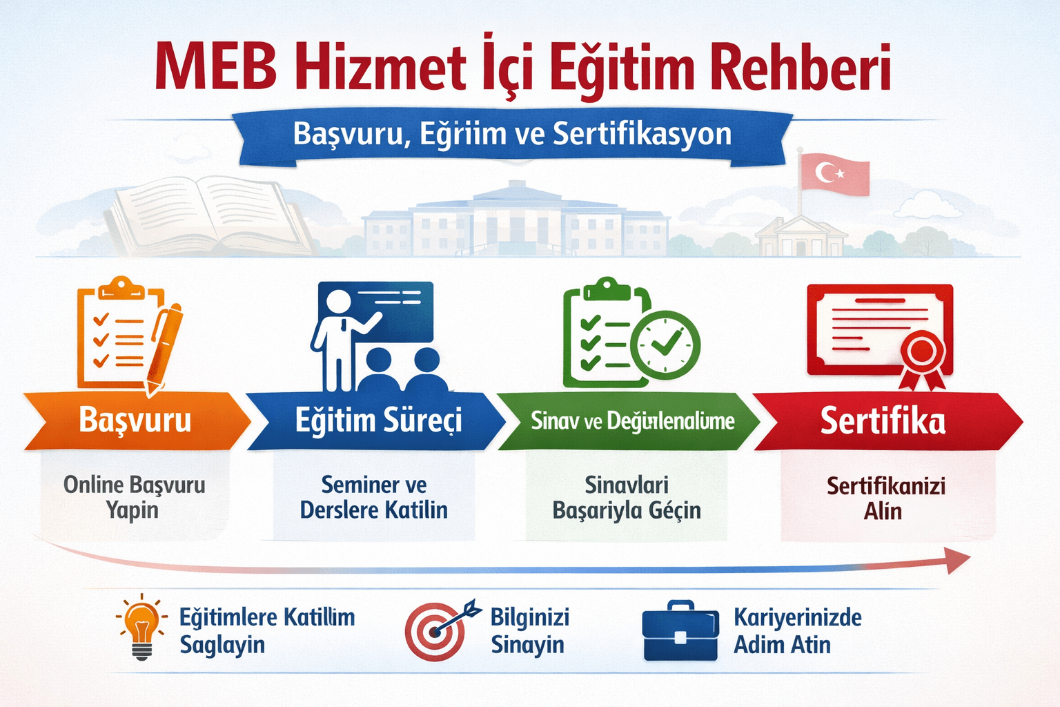 MEB Personelinin Hizmet İçi Eğitim Rehberi: Başvuru, Eğitim ve Sertifikasyon