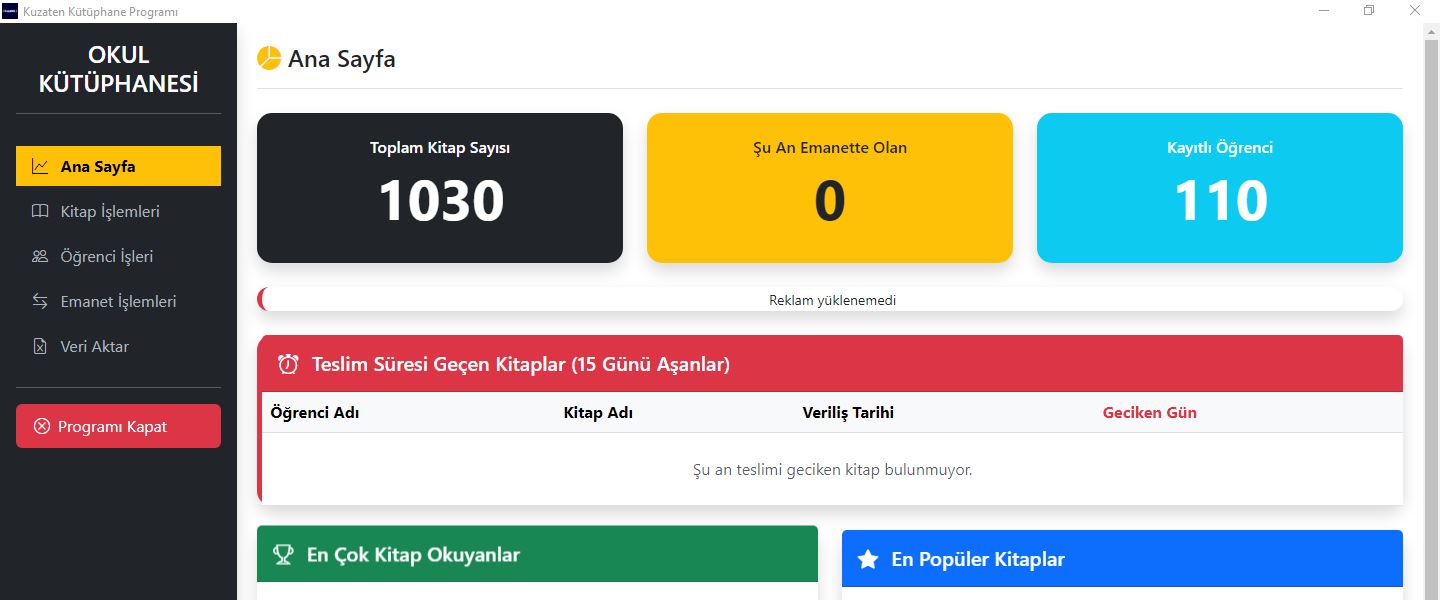 Kuzaten Kütüphane Takip Programı: Okul Kütüphanelerinde Dijital Çağı Başlatın