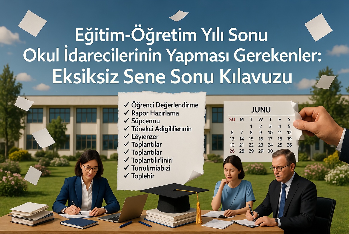 Eğitim-Öğretim Yılı Sonu Okul İdarecilerinin Yapması Gerekenler: Eksiksiz Sene Sonu Kılavuzu